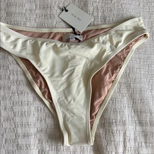 NWT NA NIN Nellie Bikini Swim Bottom in Eggshell